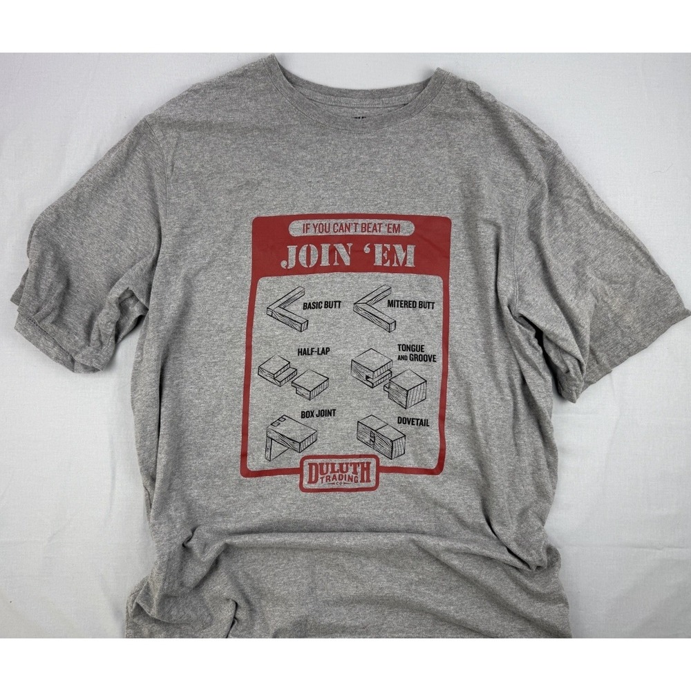 Duluth Trading Graphic Tee XL Workwear Carpenter Vintage Style